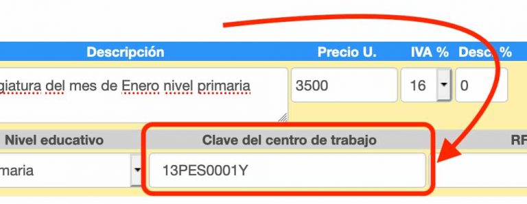 Complemento IEDU CFDI escolar 2022